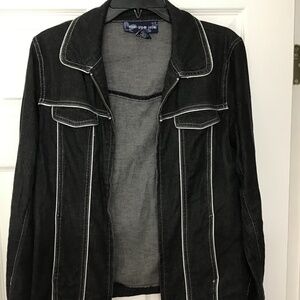 Susan Graver/Style Black Jacket